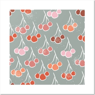 Cherry Pattern Posters and Art